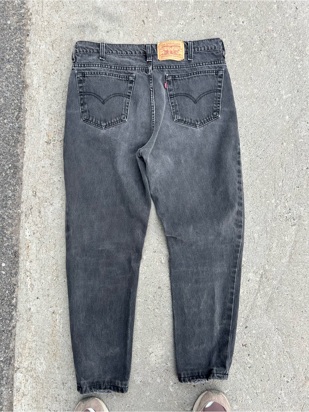 Vintage Levi's 516 Men's Black Washed Jeans